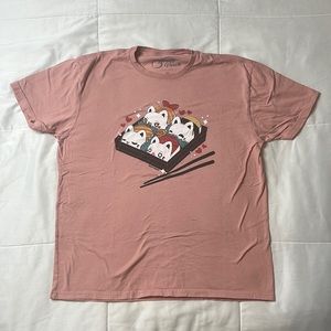 Graphic T-Shirt Tasty Peach Size XL Color Pink Unisex